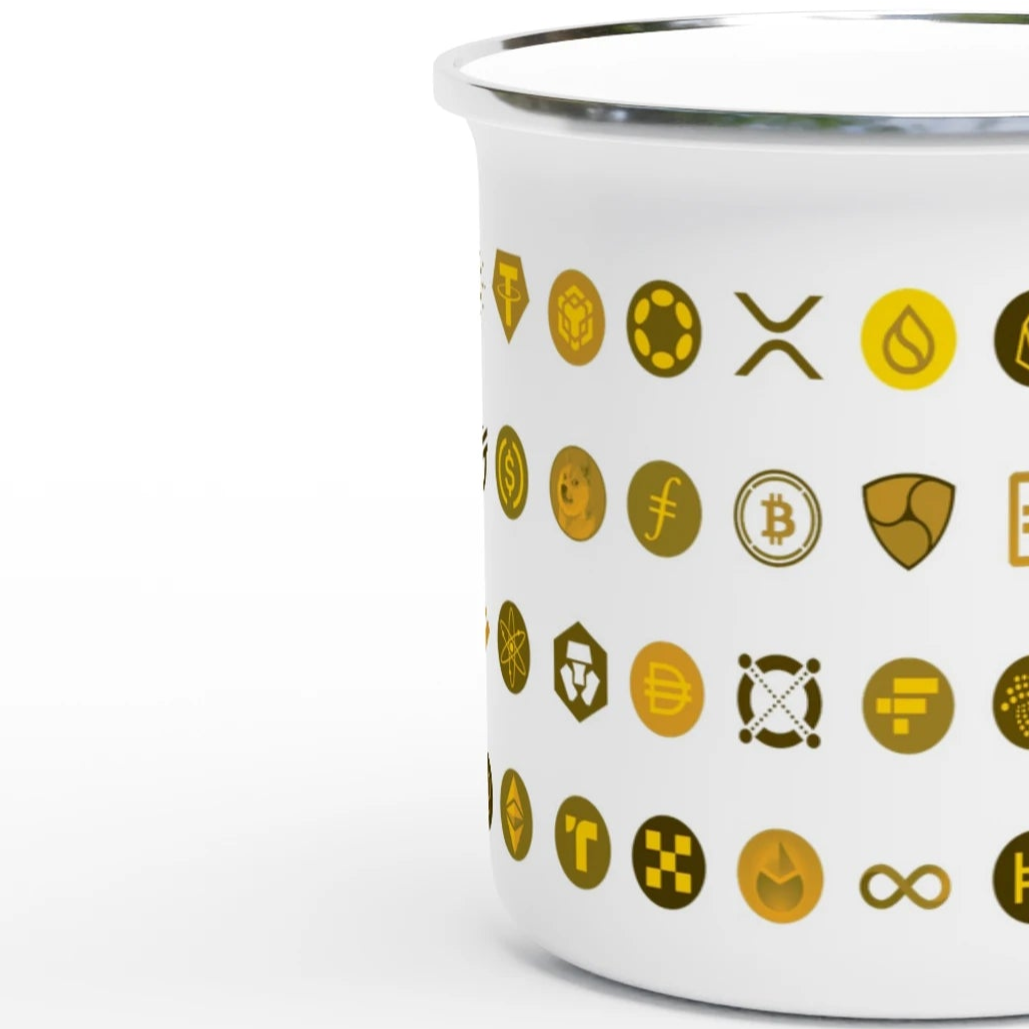 'Manifold' Logos Enamel Mug – Deep Yellow
